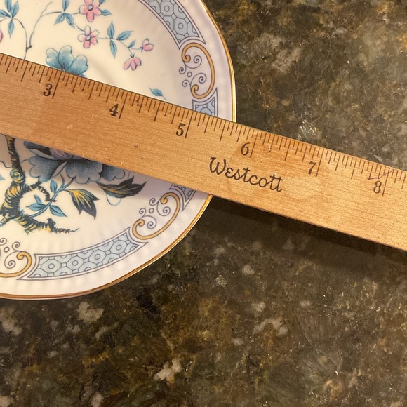 Elizabethan Fine Bone China Blue Floral Gold Rim Tea Cup Saucer only - Picture 3 of 3